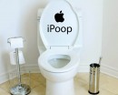 iPoop Bathroom Wall Decal Closestool Sticker Modern Vinyl Wall Decals